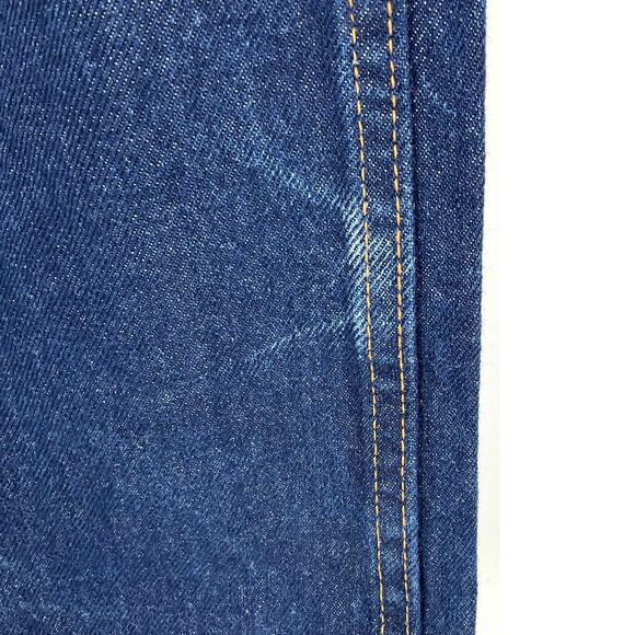 Rustler Men’s Straight Leg Dark Wash Blue Jeans Size 48x30 - Picture 4 of 9